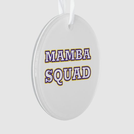 Mamba Squad grappige Kleding voor Snake Lover Ornament (voorkant)