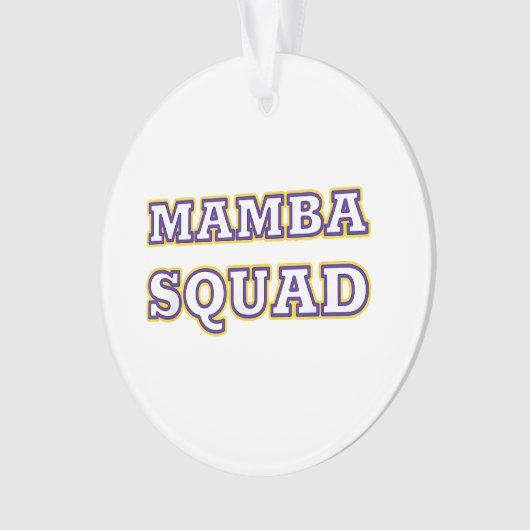 Mamba Squad grappige Kleding voor Snake Lover Ornament (voorkant)