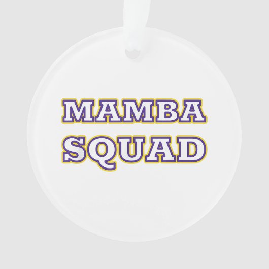 Mamba Squad grappige Kleding voor Snake Lover Ornament (voorkant)
