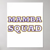 Mamba Squad grappige Kleding voor Snake Lover Poster (Voorkant)