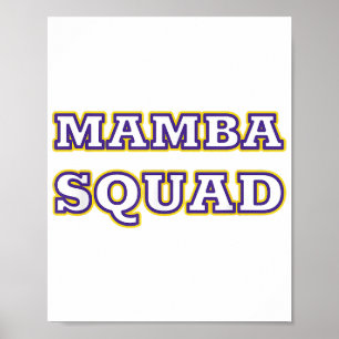 Mamba Squad grappige Kleding voor Snake Lover Poster