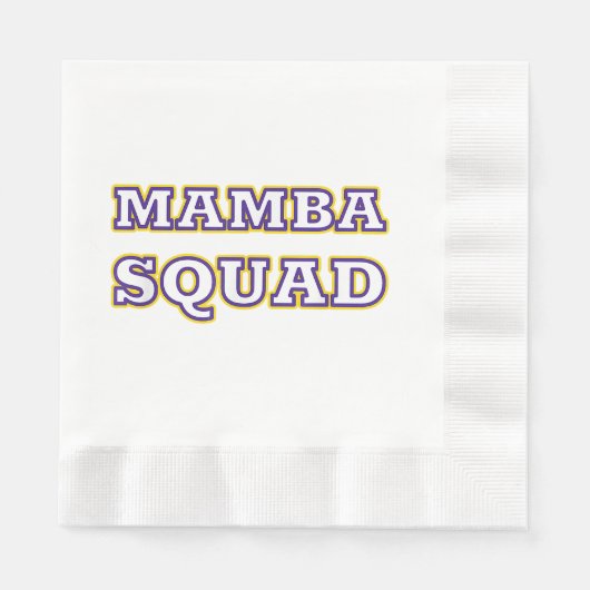 Mamba Squad grappige Kleding voor Snake Lover Servet (Voorkant)
