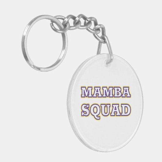 Mamba Squad grappige Kleding voor Snake Lover Sleutelhanger (Voorkant Links)