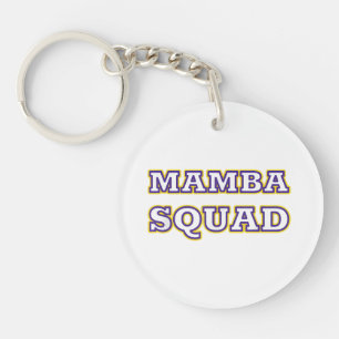 Mamba Squad grappige Kleding voor Snake Lover Sleutelhanger