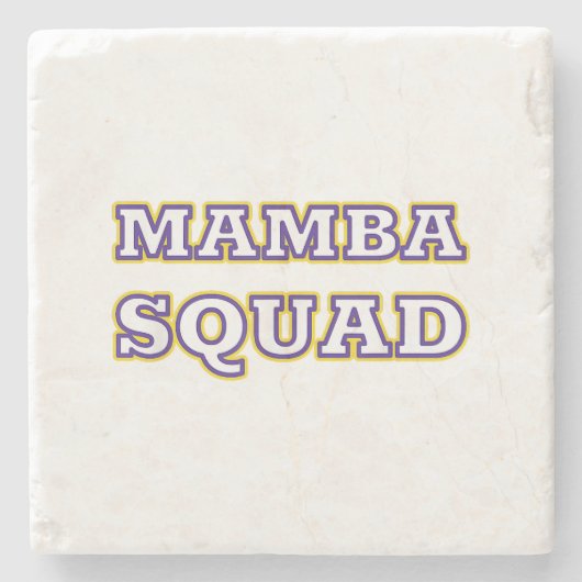 Mamba Squad grappige Kleding voor Snake Lover Stenen Onderzetter (Voorkant)