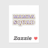 Mamba Squad grappige Kleding voor Snake Lover Sticker (Vel)