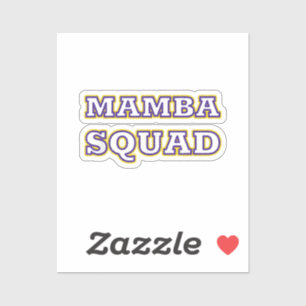 Mamba Squad grappige Kleding voor Snake Lover Sticker