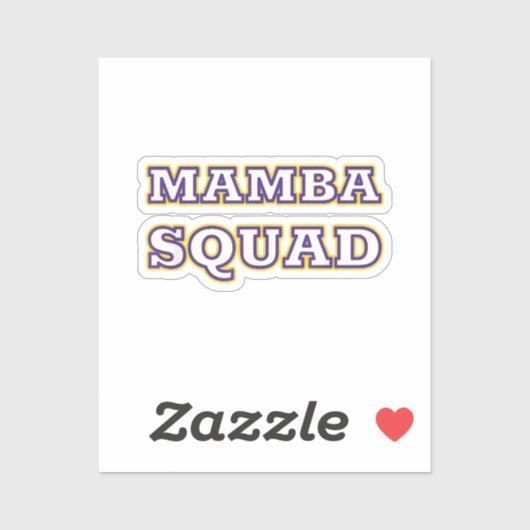 Mamba Squad grappige Kleding voor Snake Lover Sticker (Vel)