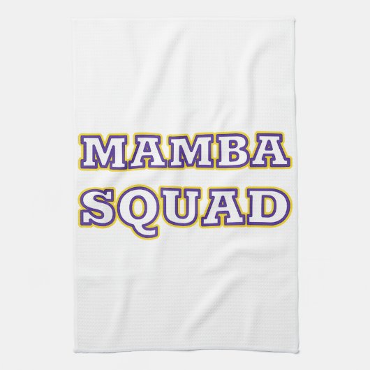 Mamba Squad grappige Kleding voor Snake Lover Theedoek (Verticaal)