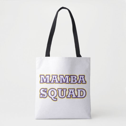 Mamba Squad grappige Kleding voor Snake Lover Tote Bag (Voorkant)