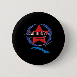 Mambi Army Cubano Machete Cuba Libre Cubaanse Oorl Ronde Button 5,7 Cm
