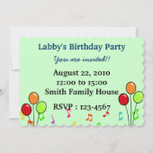 Mambo Labrador Musicians Painting Kaart (Achterkant)