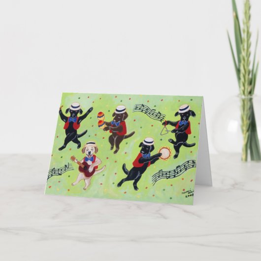 Mambo Labs Schilderij Dank je kaart (Voorkant)