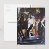 Mambo Night Schilderij van Alfred Fox Briefkaart (Voorkant / Achterkant)