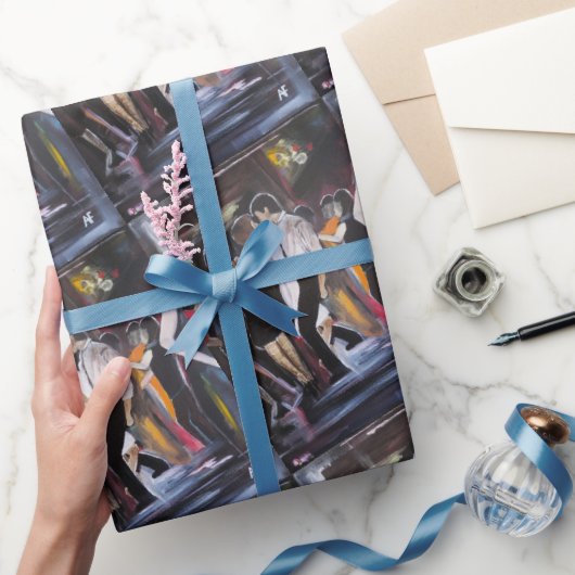 Mambo Night Schilderij van Alfred Fox Cadeaupapier (Geschenken)