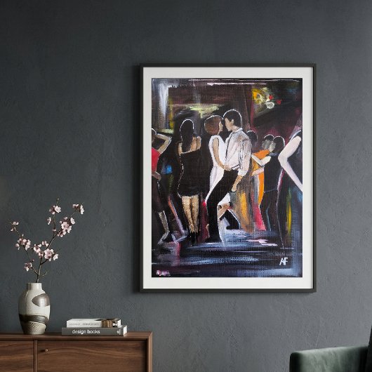 Mambo Night Schilderij van Alfred Fox Canvas Afdruk
