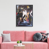 Mambo Night Schilderij van Alfred Fox Canvas Afdruk (Insitu (Woonkamer))