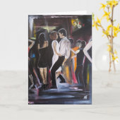 Mambo Night Schilderij van Alfred Fox Kaart (Gele Bloem)