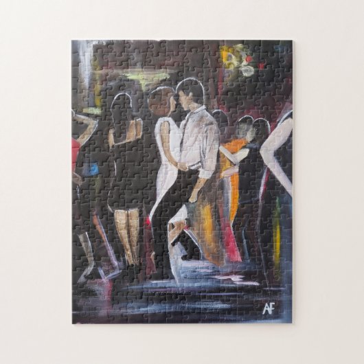 Mambo Night Schilderij van Alfred Fox Legpuzzel (Verticaal)