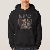 Mamboz Maasai Colorful Hakuna Matata-kunstontwerp Hoodie (Voorkant)