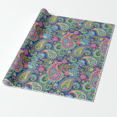 MamCat.org Paisley Wrapping Paper Cadeaupapier (Uitgerold)