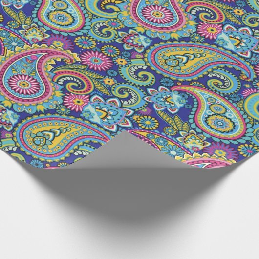 MamCat.org Paisley Wrapping Paper Cadeaupapier (Hoek)