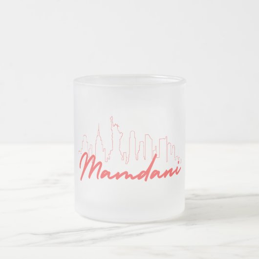 MAMDANI nyc SKYLINE Matglas Koffiemok (Center)