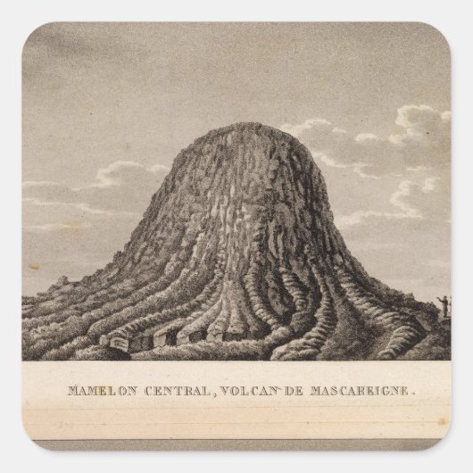 Mamelon, Bory Vierkante Sticker (Voorkant)