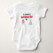 MAMELUCO CON ESTAMPADO DE NAVIDAD ROMPER (Achterkant)