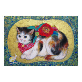 Mameneko: The Camellia Kitten Perfect Poster