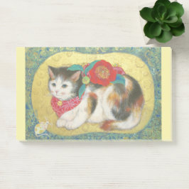 Mameneko: The Camellia Kitten Post-it® Notes
