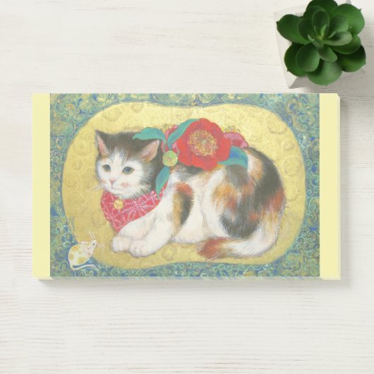 Mameneko: The Camellia Kitten Post-it® Notes (Kantoor)