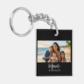 Mami Established Modern Script Photo Sleutelhanger (Voorkant Links)