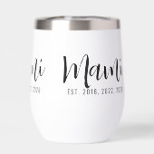 Mami Opgericht Nieuwe Moeder Cadeau (Achterkant)