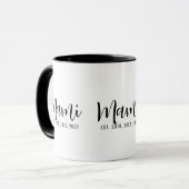 Mami Opgericht Nieuwe Moeder Cadeau Mok (Voorkant links)