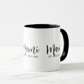 Mami Opgericht Nieuwe Moeder Cadeau Mok (Voorkant rechts)