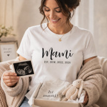 Mami Opgericht Nieuwe Moeder Cadeau T-Shirt
