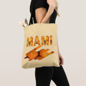 MAMI Orange Typography Art Tote Bag (Dichtbij)