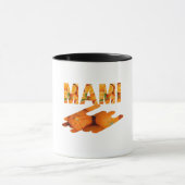 MAMI Oranje Typografie Kunst Mok (Midden)