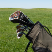 Mami Vastgestelde Script Zwarte Foto Golfheadcover (Insitu)