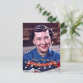 Mamie Eisenhower, First Lady of the U.S. Briefkaart (Staand voorkant)