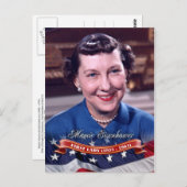 Mamie Eisenhower, First Lady of the U.S. Briefkaart (Voorkant / Achterkant)