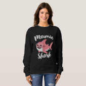 Mamie Shark Moederdag Grandma Funny Trui (Voorkant volledig)