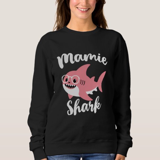 Mamie Shark Moederdag Grandma Funny Trui (Voorkant)
