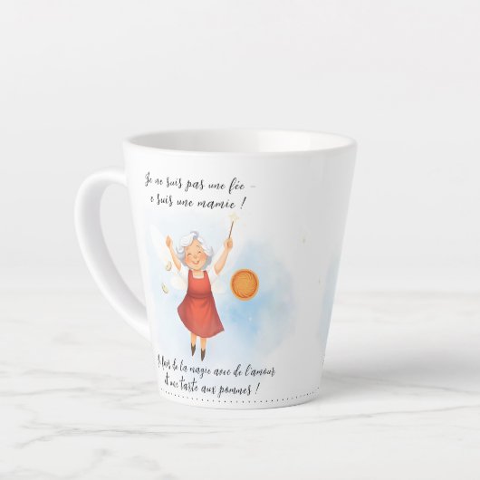 Mamie Tasse - Food Collection Latte Mok (Linkerhoek)