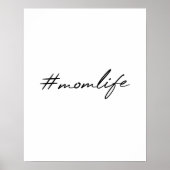 #MamLife | Moederschap Modern Script Moederdag Poster