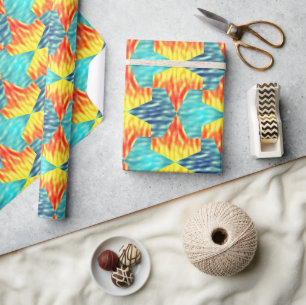 Mamluks Djinns Fire and Water Pattern Cadeaupapier