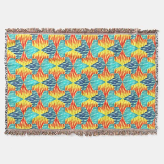 Mamluks Djinns Fire and Water Pattern Deken (Voorkant)