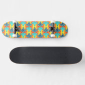 Mamluks Djinns Fire and Water Pattern Persoonlijk Skateboard (Horizontaal)
