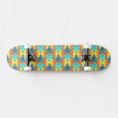 Mamluks Djinns Fire and Water Pattern Persoonlijk Skateboard (Horizontaal)